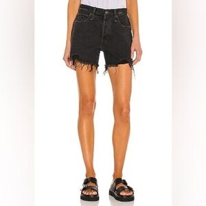 NWT We The Free by free People Makai Cutoff Short in Washed Black size 26